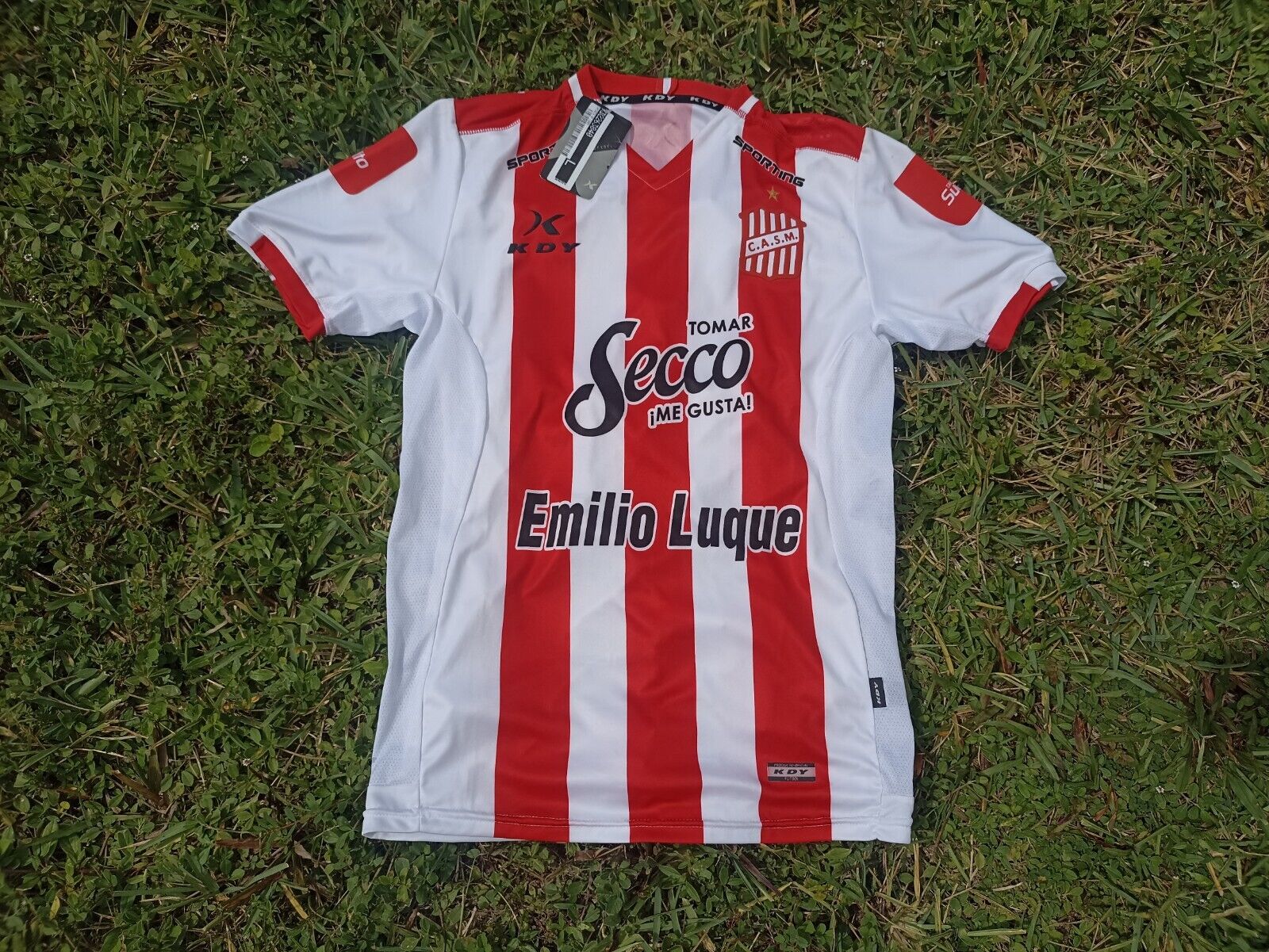 SAN MARTIN DE TUCUMAN ORIGINAL Home JERSEY Size L (Like M), By TDY, BNWT