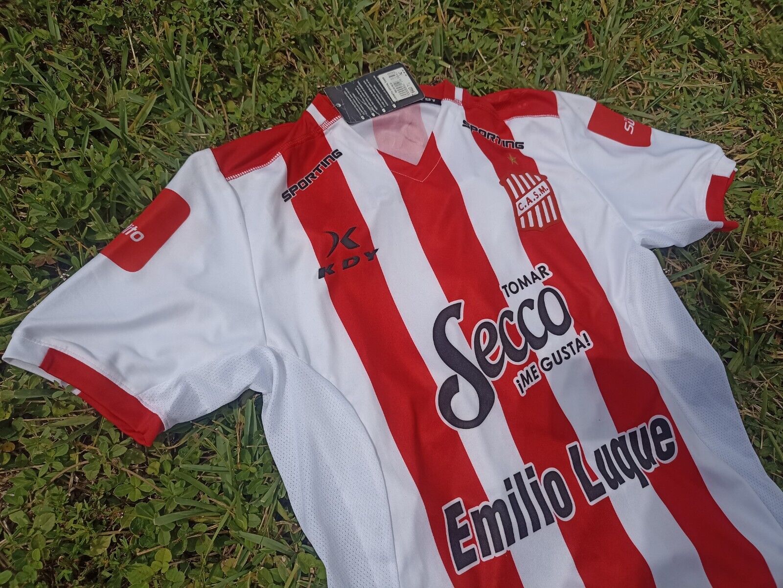 SAN MARTIN DE TUCUMAN ORIGINAL Home JERSEY Size L (Like M), By TDY, BNWT