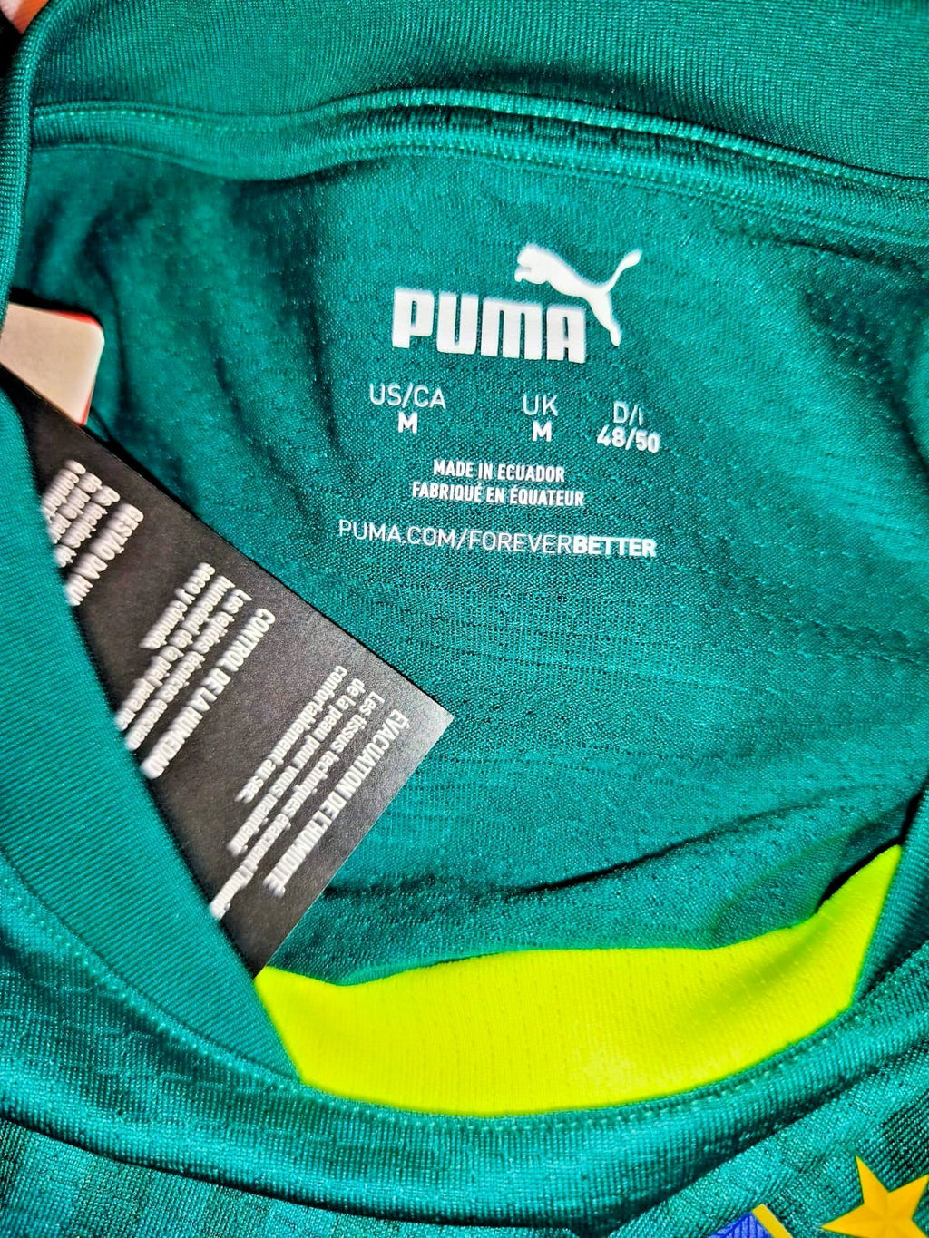 ORIGINAL! LIGA DE QUITO LDU 2025 AWAY GREEN PUMA JERSEY SIZE M BNWT + FREE GIFT