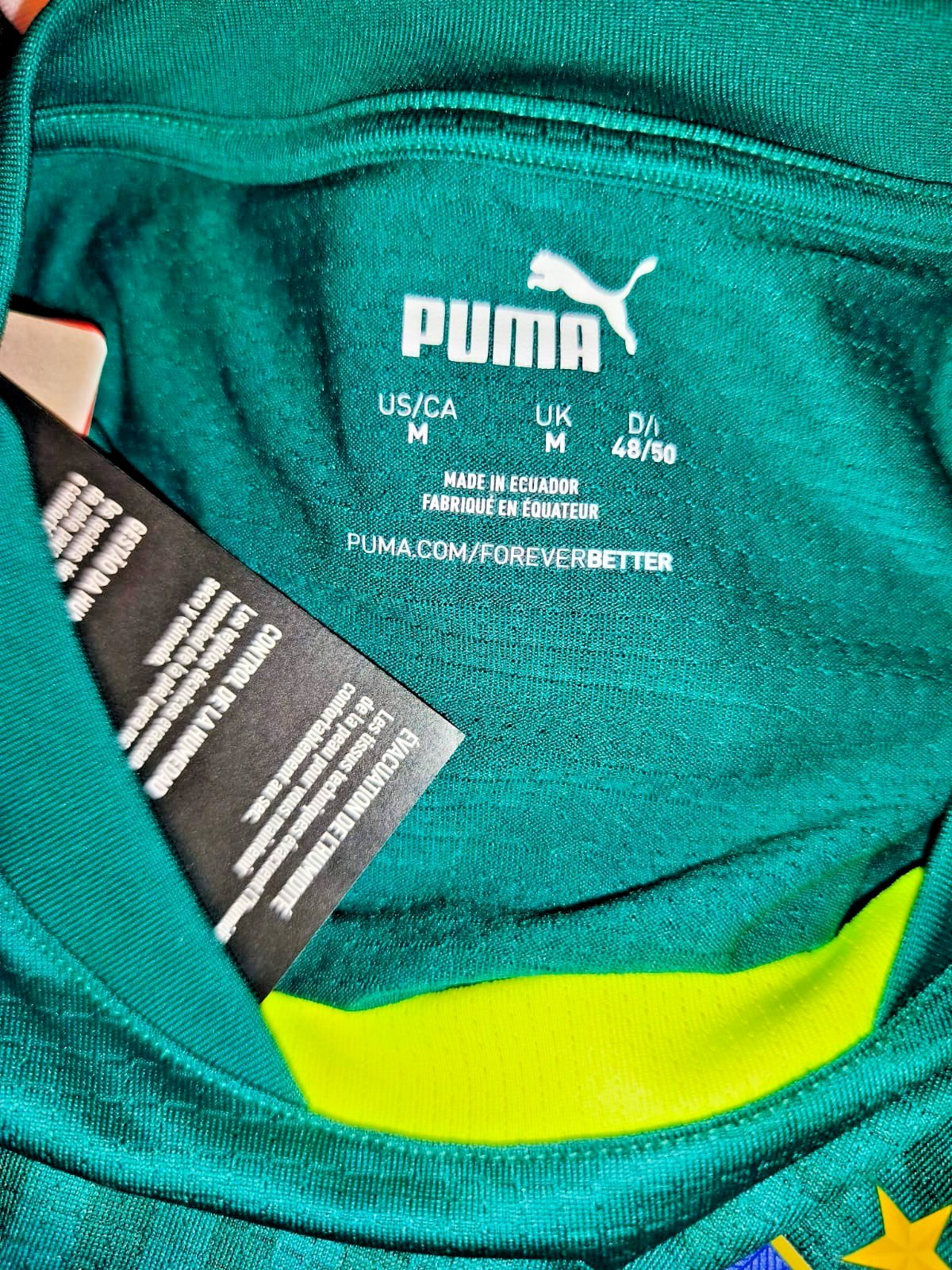 ORIGINAL! LIGA DE QUITO LDU 2025 AWAY GREEN PUMA JERSEY SIZE M BNWT + FREE GIFT