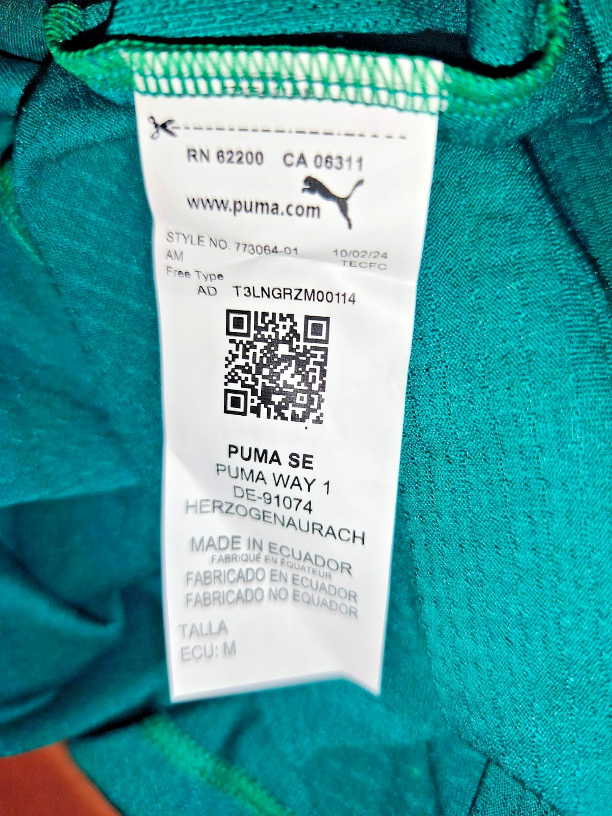 ORIGINAL! LIGA DE QUITO LDU 2025 AWAY GREEN PUMA JERSEY SIZE M BNWT + FREE GIFT