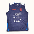 AUTHENTIC ECUADOR 2026 WC MATCH SLEEVELESS TRAINING JERSEY, MARATHON, SZ XL!