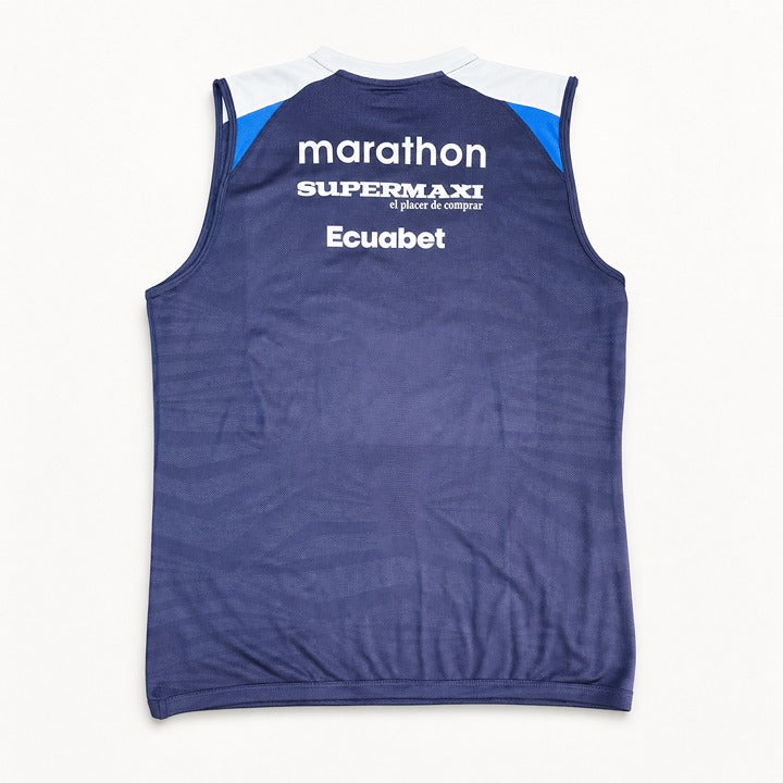AUTHENTIC ECUADOR 2026 WC MATCH SLEEVELESS TRAINING JERSEY, MARATHON, SZ XL!