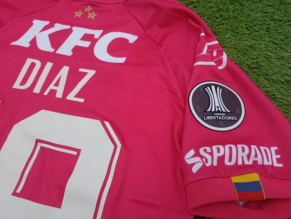 ORIGINAL! INDEPENDIENTE DEL VALLE IDV MATCH ISSUED #19 DIAZ jersey, size S, NEW!