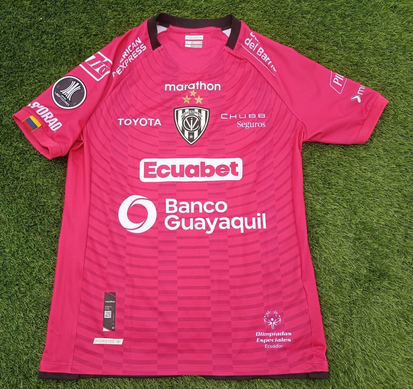 ORIGINAL! INDEPENDIENTE DEL VALLE IDV MATCH ISSUED #19 DIAZ jersey, size S, NEW!
