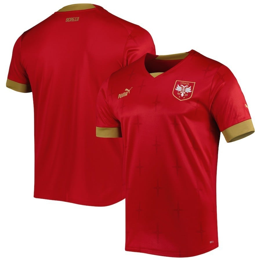 ORIGINAL Serbia Nat. Team Home Soccer Jersey shirt 2022, PUMA, BNWT, Size L