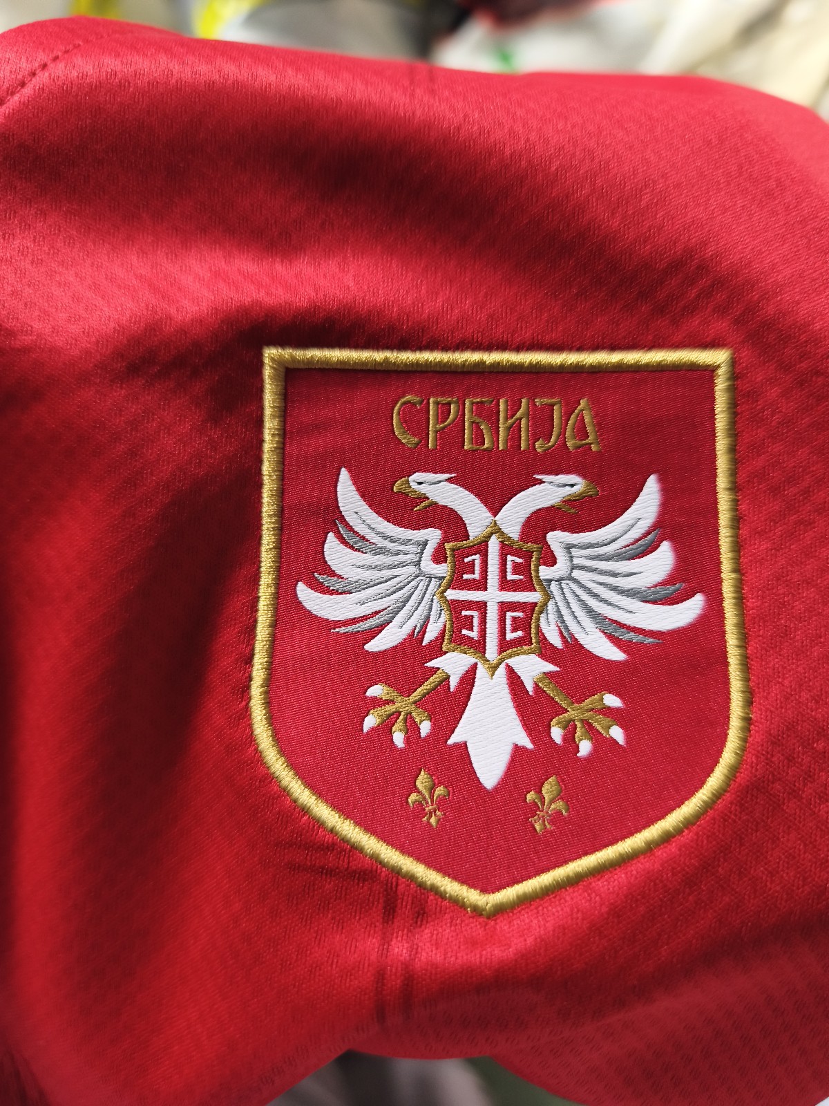 ORIGINAL Serbia Nat. Team Home Soccer Jersey shirt 2022, PUMA, BNWT, Size L